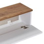 Nordure Ligne 160 Soporte para TV Pino Atlántico y Blanco